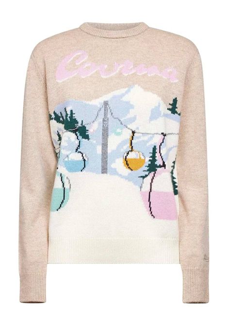 Pull con ricamo SAINT BARTH | QUE0018 NEW QUEEN C03918I COURMA CABLE 11